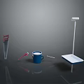 Professional Painting Equipment Set With Roller Tray Bucket Brush And Scraper