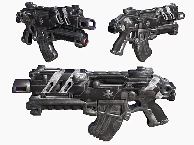 Futuristic Tactical Weapons With Varied Mechanical Design And Detailed Structure 3d model