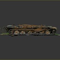 Industrial LOFT tank light tank scrapped tank light armor 3d model