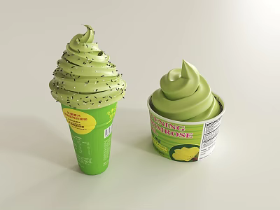 Modern Ice Cream Ice Cream 3d model