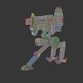 modern robot mechanical robot tool robot science fiction robot 3d model