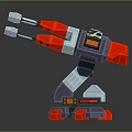 Modern Battery Laser Tower Turntable Sci-fi Tower Defense 3d model