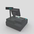 Commercial Cash Register Machine With Touch Screen Keyboard Cash Drawer And Receipt Printer