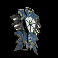 Shield Protection Shield Armor Weapon War Shield Sci-fi Equipment Game Equipment Death Shield Mechanical Shield Mecha Shield Sci-fi Shield PBR 3d model