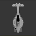 Sleek Silver Futuristic Concept Car With Aerodynamic Design And Smooth Body Surface