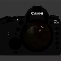 SLR Canon SLR camera card machine 3d model