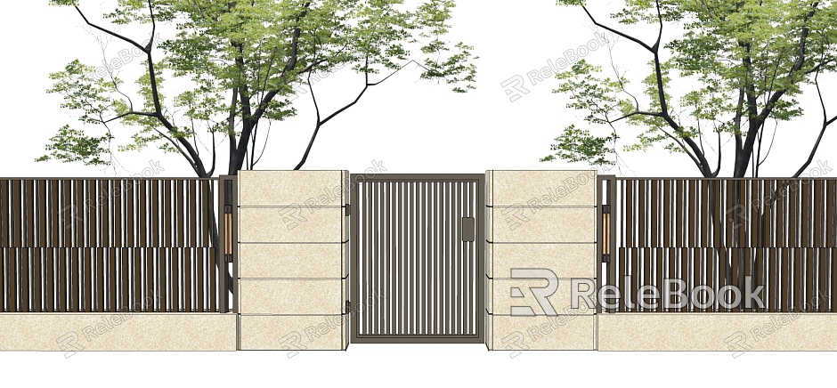 Modern gate wrought iron villa gate model