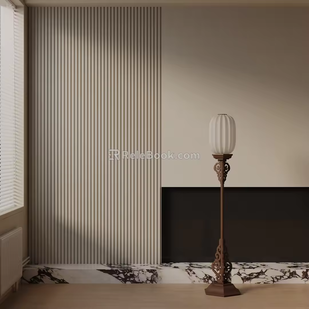 Modern floor lamp 3d model