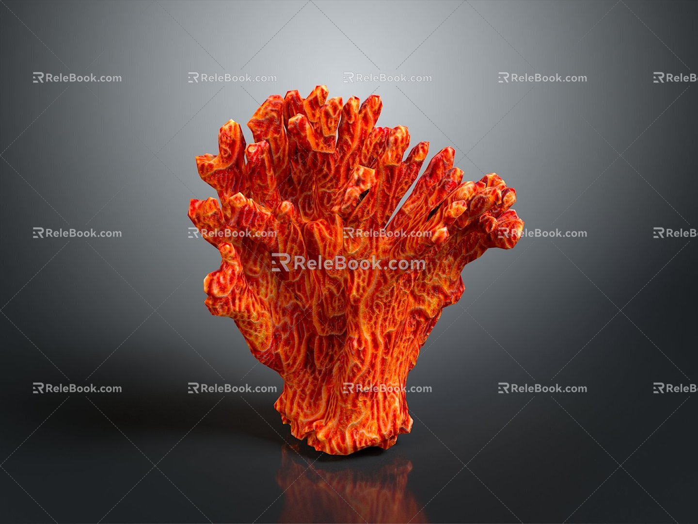 Coral Red Coral White Coral Blue Coral Gold Coral Black Coral Ball Coral Grass Coral Fine Finger Anemone 3d model