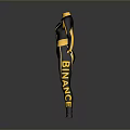 Stylish Black And Yellow Bodysuit With BINANCE Logo For Daily Use
