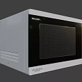 Sharp Inverter Microwave Oven White And Black Kitchen Appliance With Control Panel