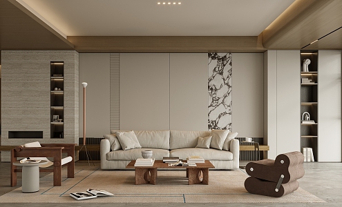 The Silent Living Room 3d model