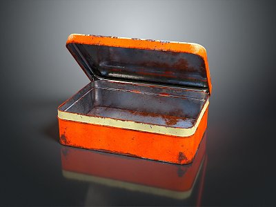 Box Small Box Container Realistic 3d model