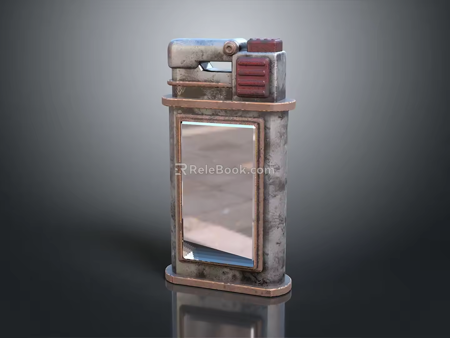 Lighter Mechanical Lighter Kerosene Lighter Windproof Lighter Realistic 3d model