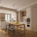 Cozy Modern Living Dining Room Interior With Sofa Coffee Table Floor Lamp And Large Window