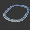 Shiny Gold Cuban Link Necklace with Polished Chain Fashion Jewelry
