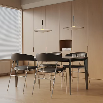 Modern dining table 3d model