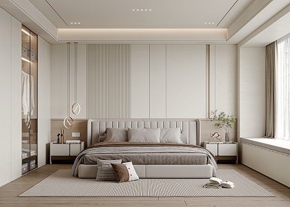 Modern Bedroom Home Bedroom 3d model