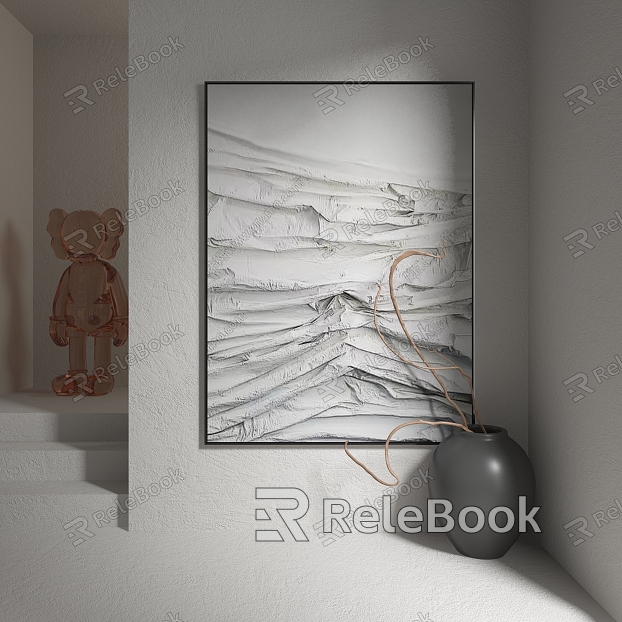 Abstract Hanging Paintings model