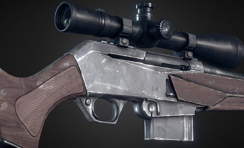 BAR MK3 Sniper Rifle 3d model