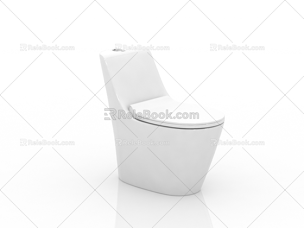 Bathroom Toilet Toilet 3d model