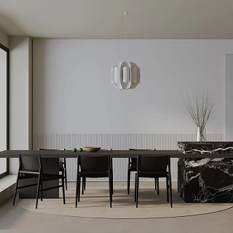 Modern table combination 3d model
