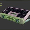 Sleek Computer Peripheral Design Featuring Black Panel Metal Casing And Circular Knobs