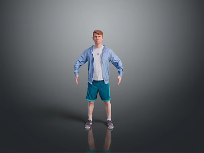 Men Handsome Men Young Teenagers Male Characters Boy Realistic Men 3d model