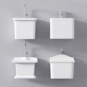 Modern mop basin mop pool mop basin 3d model