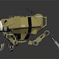 Robot Spider Robot Mecha Spider Science Fiction Spider Mechanical Spider Battery Spider Tower Defense 3d model
