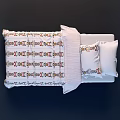 Stylish Single Bed With Colorful Floral Quilt And Soft Decorative Pillows