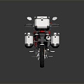 Modern motorcycle two-wheeled motorcycle off-road motorcycle road racing motorcycle 3d model