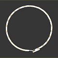 Elegant Golden Bracelet With Geometric Metallic Linked Pieces And Shiny Finish