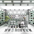 Modern MAPLE Specialty Store Interior With Welcome Signs Plants And Figurines