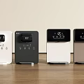 Haier Daily Electrical Air Purifiers With White Black Beige And Digital Display On Wooden Floor