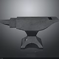 Heavy Duty Blacksmith Anvil Equipment For Metal Forging With Flat Surface And Sturdy Base
