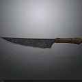 Handcrafted Traditional Combat Knife With Sharp Metal Blade And Ergonomic Wooden Handle
