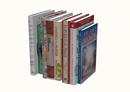 Book decoration 3d model