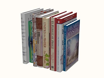 Book decoration 3d model