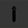 Modern Metal Pistol With Textured Grip And Sleek Body On Reflective Surface