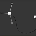 Modern Metal Floor Standing Speaker With Tripod Base And Wired Connection Design