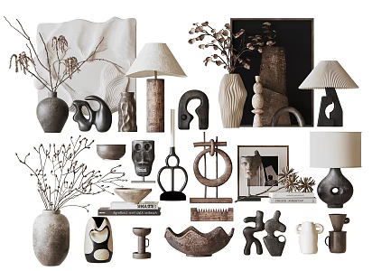 Quiet antique ornaments 3d model