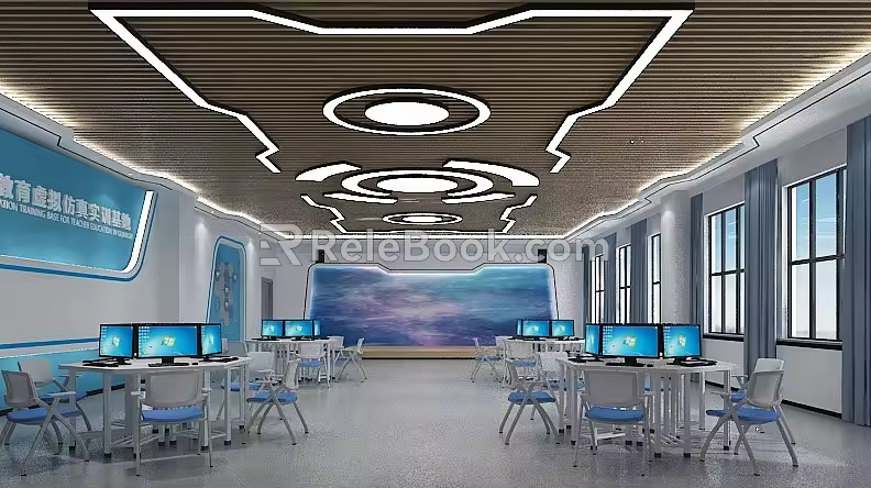 virtual simulation laboratory 3d model