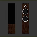 Electronic Wooden Floor Standing Speakers With Multiple Audio Drivers For Home Audio System