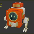 Modern robot character game character game character 3d model