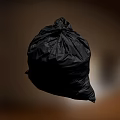 Black Trash Bag Essential Item For Daily Household Life Waste Disposal