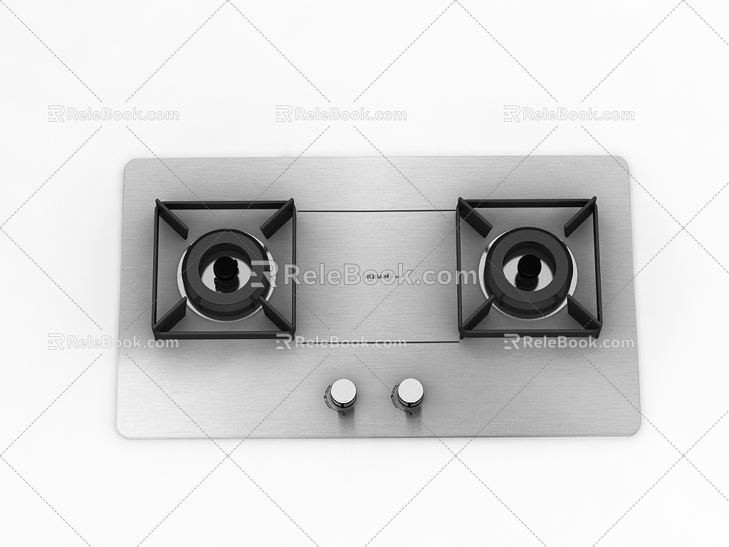 Gas stove 3d model