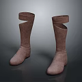 Comfortable Fashionable Brown Long Boots With Stylish Cut Out Design For Daily Casual Wear