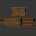 Wooden Bookshelves With Open Design Multiple Sizes For Modern Home Storage Solutions