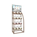 Shelf Customized Rack Display Rack Beverage Product Rack Iron Rack Roller Rack Rotating Rack Steel Structure Game Plate Jewelry Rack Vertical Display Rack Hook Shopping Mall 3d model